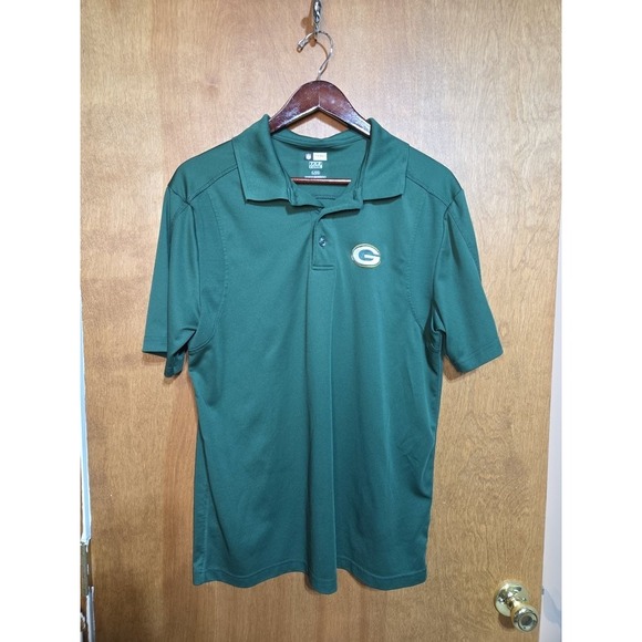 NFL Team Apparel Other - NFL Team Apparel Green Bay Packers Polo Shirt Mens Large Green TX3 Cool Golf Top